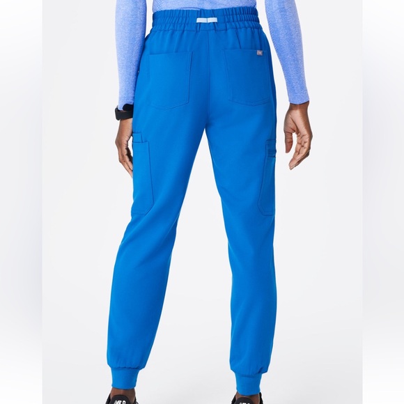 Figs Women’s Royal Blue High Waisted Joggers - Picture 3 of 7